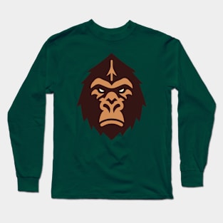 Angry Gorilla Face Long Sleeve T-Shirt